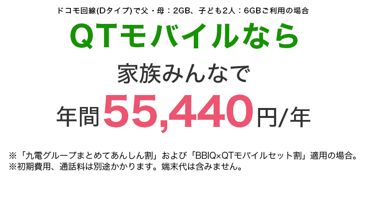 家族4人（お子さま2人）での試算例