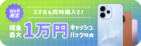Web限定1万円キャッシュバックキャンペーンキャンペーン！詳しくはクリック！