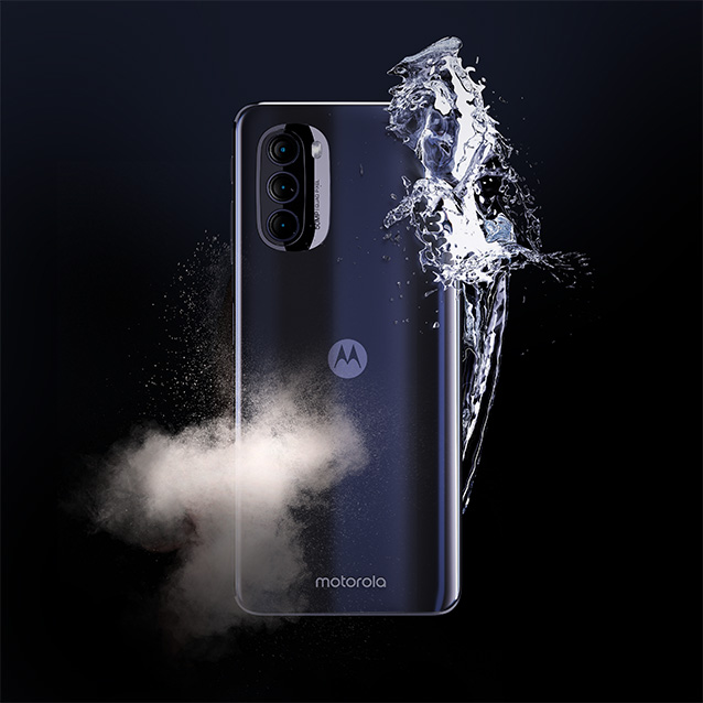 Motorola史上初！IP68の防水・防塵性能