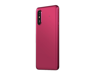 らくらくスマートフォン Lite MR01 color2 側面