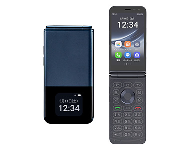 mive ケースマ インディゴブラック 折りたたみ&開いた前面